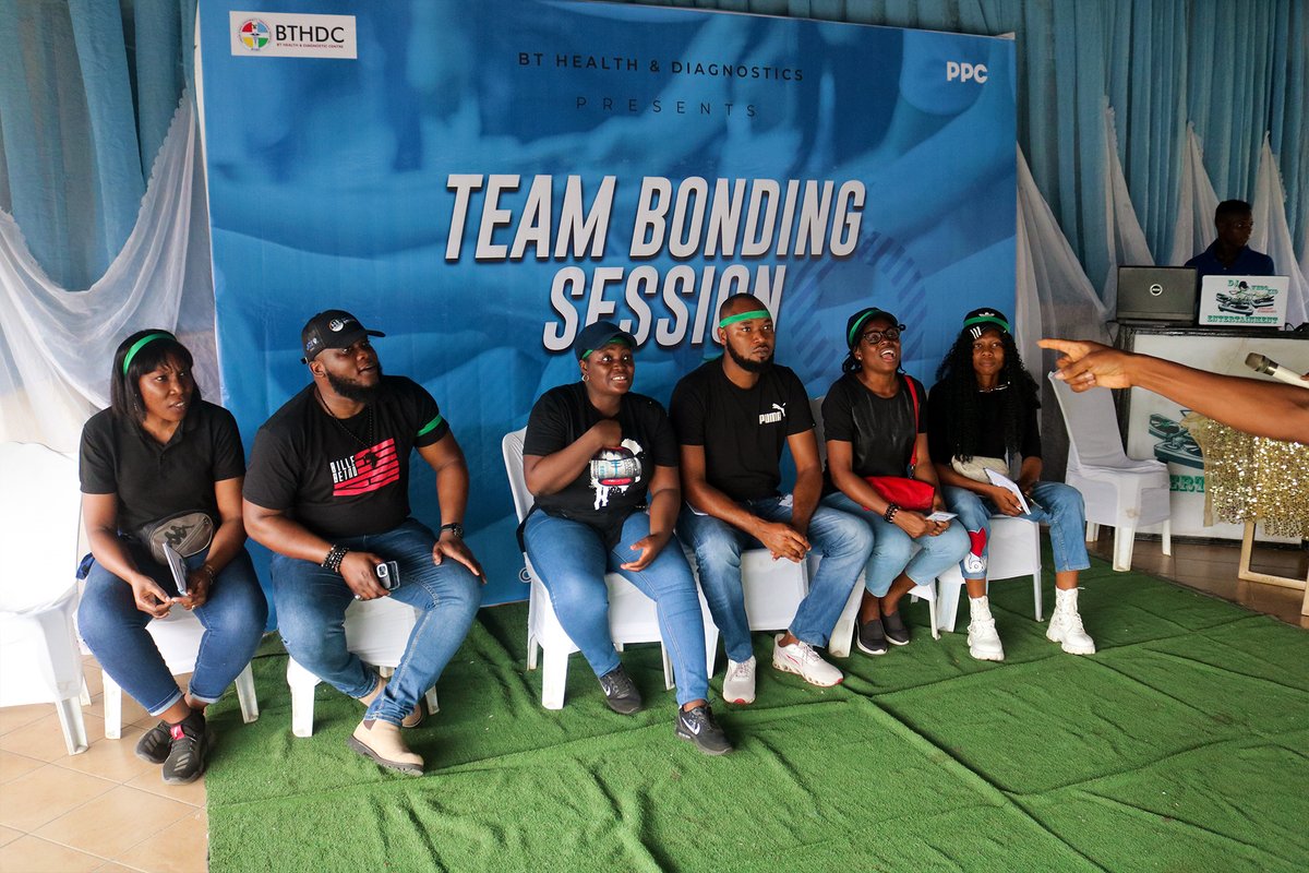 BTHDC_LASUTH's tweet image. Strategic Team Bonding Session at the Ndubuisi Kanu Park, Alausa Secretariat.

Team games in session here, where we had the Pentagon team on red band, the Golden Touch Team on the Golden band and the TNL team on Green. Each team CEO working to see their team win...

 #Teambonding