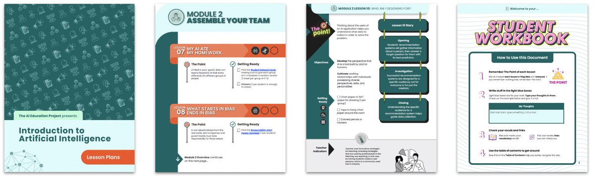 The Learning Team at aiEDU.org just rolled out a big update to our flagship 'Introduction to Artificial Intelligence' course — check out the fresh new look by downloading the free curricula at aiedu.org/curriculum
