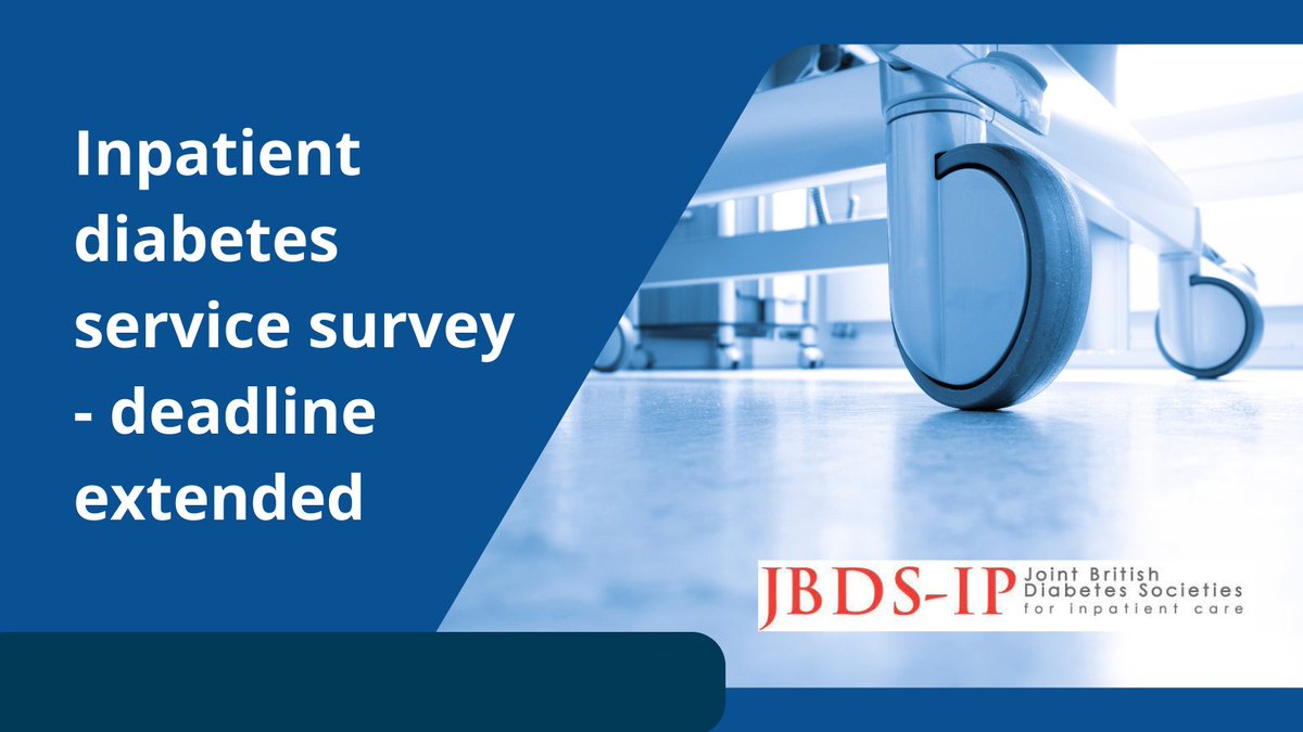 ABCDiab's tweet photo. JBDS-IP has undertaken an ambitious project to try to determine the optimal staffing levels for a state-of-the-art #inpatient #diabetes service.

We encourage you to submit a response to the survey, deadline extended to 31st November ▶️ https://t.co/sT2kyfEQE4 https://t.co/h4PzAVVD69
