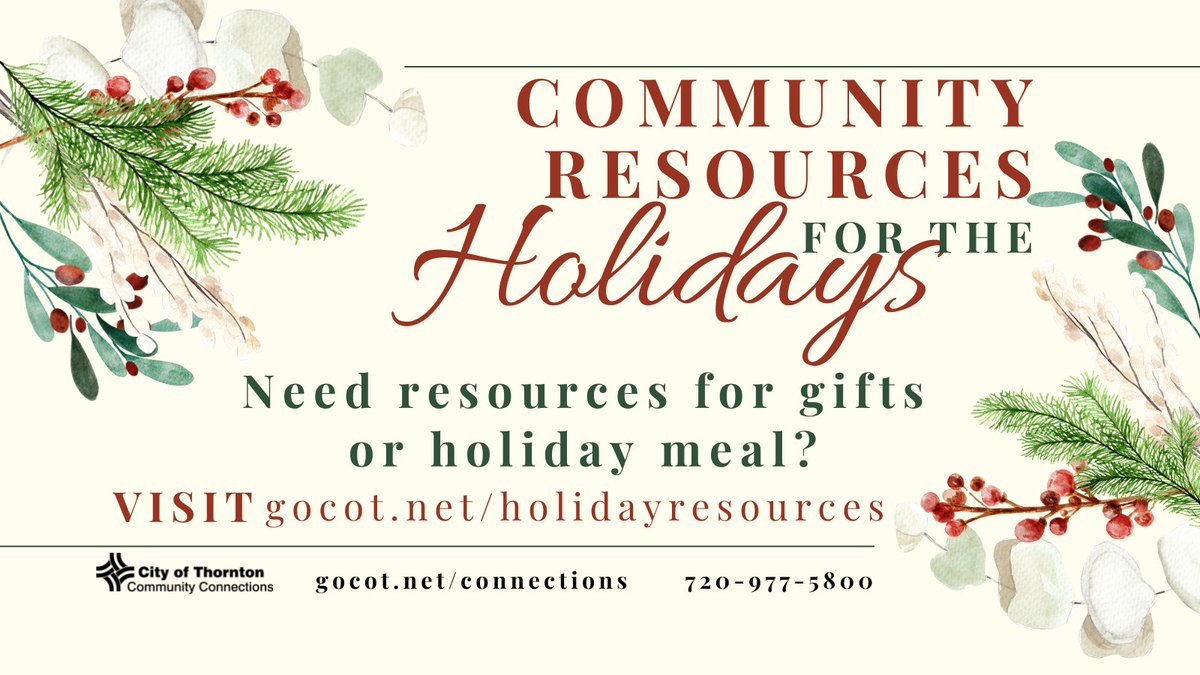 City Of Thornton On Twitter Need Help For The Holidays Visit Http city-of-thornton-on-twitter-need-help-for-the-holidays-visit-http