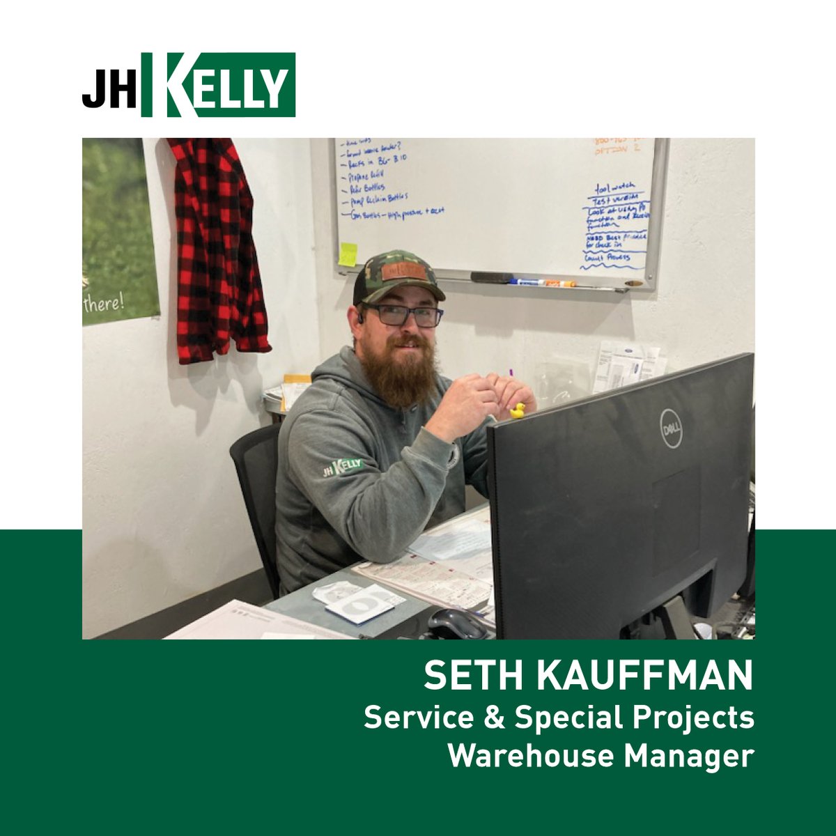 PortlandMechCG's tweet image. 📢 This Shamrock ShoutOut is for SETH KAUFFMAN - Service &amp;amp; Special Projects Warehouse Manager in Milwaukie! We are lucky to have him on #JHKteamgreen! Great job, Seth! pmc-g.com 🍀 jhkelly.com #ShamrockShoutOut #EmployeeSpotlight #JHKelly #Since1923
