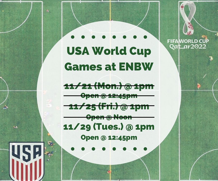 eastnashbeer's tweet photo. We’re opening @ 12:45pm today for the USA v. Iran World Cup game. Join us and the @bootleggers_sg for a good time at the taproom!

And don’t forget, it’s #givingtuesday and we’re teaming up with @EastNHE https://t.co/hbdymgAz4F