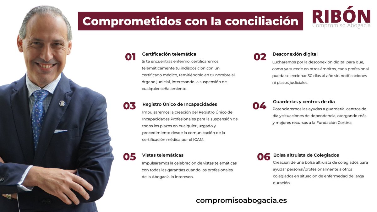 EugenioRibon's tweet photo. 📍Certificación telemática en caso de indisposición o enfermedad, Registro Único de Incapacidades Profesionales o 30 días de desconexión digital al año.

Nuestra propuesta en #conciliación es clara, con medidas concretas y tangibles, huyendo de promesas huecas. https://t.co/9oPBWCLH1r