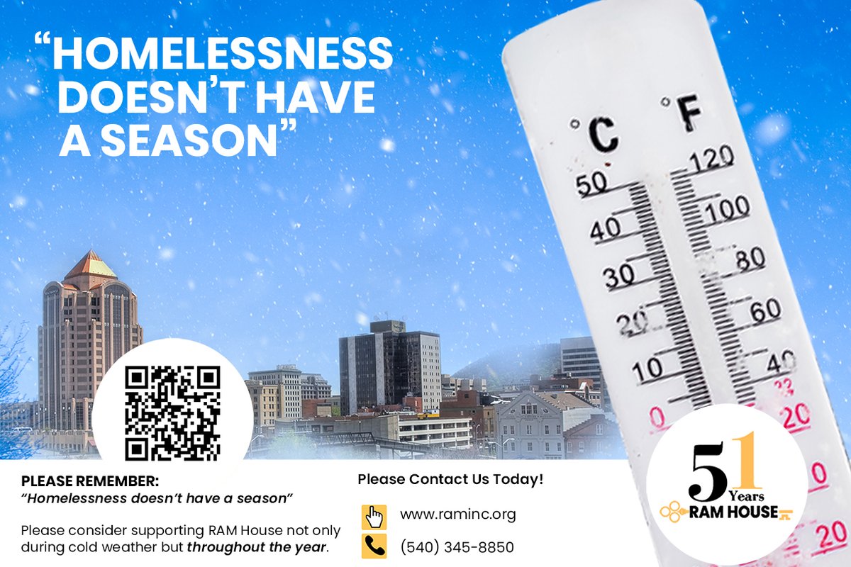 As we progress toward winter and the colder days...Homelessness Doesn't Have A Season. We are grateful for your continued FAITHFUL SUPPORT and we APPRECIATE YOU so much!! <a href="/RamHouseRoanoke/">RAM House</a> 
#thankyou #ramhouse #roanokeva #iamramfam #homelessness #giving #seetheneed #meettheneed