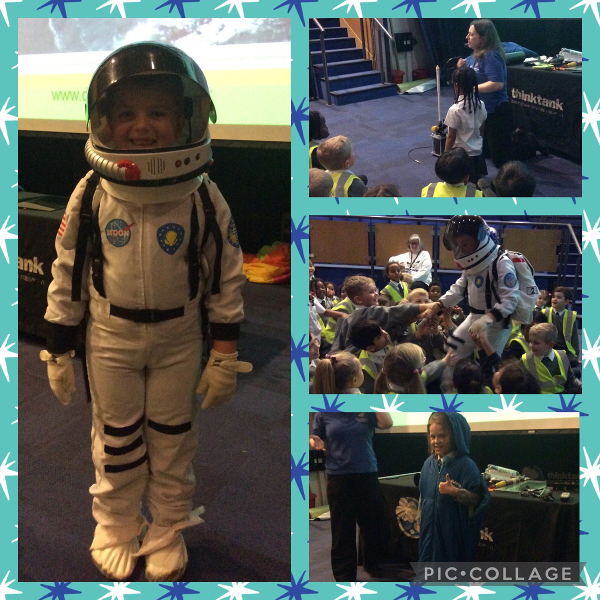 StBernsPrimary's tweet photo. Our Journey to Space workshop was so much fun we got to take part in tasks just like Tim Peake! #stbernsyear2 #stbernstopic #birminghamthinktank https://t.co/A3mOVKj5Xj