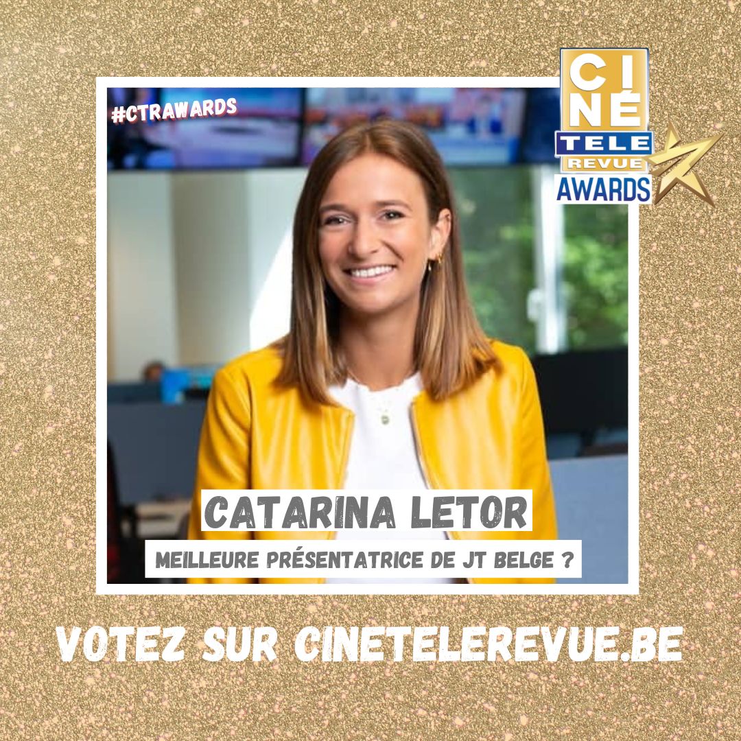 Ciné Télé Revue (@cinetelerevue) on Twitter photo #CTRAwards: <a href="/CaroFontenoy/">Caroline Fontenoy</a>, <a href="/vero_barbier/">Veronique Barbier</a>, <a href="/Alixbat/">Alix Battard</a> et <a href="/catarina_letor/">catarina letor</a> sont nommées dans la catégorie meilleure présentatrice de JT belge! 🏆
Pour voter et pour découvrir les autres nommés: sudinfo.be/id577941/artic…
<a href="/RTBF/">RTBF</a> <a href="/RTLTVI/">RTL tvi</a> <a href="/LesNews24/">LN24</a> #CTRAwards: <a href="/CaroFontenoy/">Caroline Fontenoy</a>, <a href="/vero_barbier/">Veronique Barbier</a>, <a href="/Alixbat/">Alix Battard</a> et <a href="/catarina_letor/">catarina letor</a> sont nommées dans la catégorie meilleure présentatrice de JT belge! 🏆
Pour voter et pour découvrir les autres nommés: sudinfo.be/id577941/artic…
<a href="/RTBF/">RTBF</a> <a href="/RTLTVI/">RTL tvi</a> <a href="/LesNews24/">LN24</a>