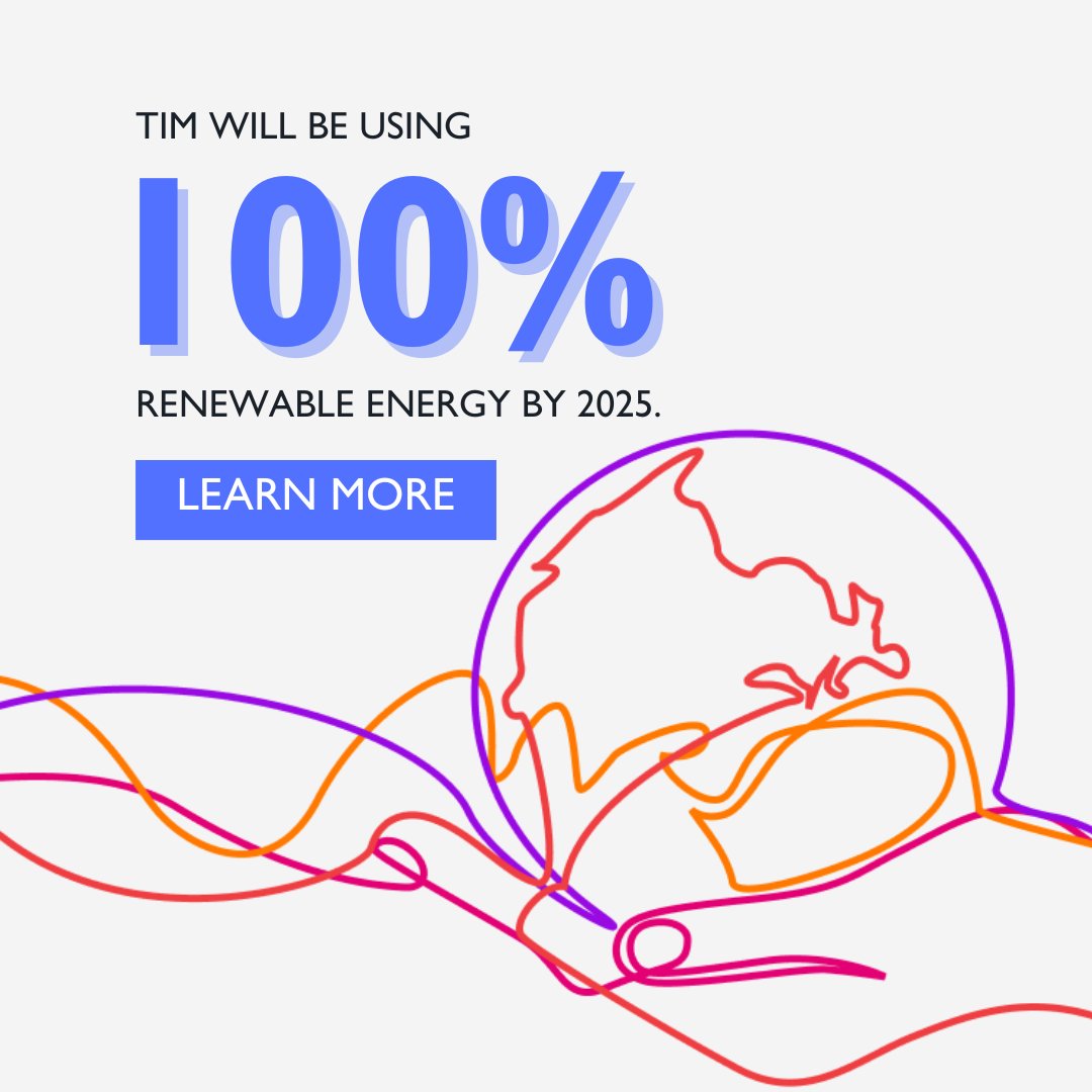 FreeMoveGlobal's tweet image. ♻TIM launched a significant initiative to restructure and optimize their offices to make them more functional and sustainable, by using 100% #renewable energy by 2025! 💡

Read more from our blog 👉: eu1.hubs.ly/H02fGCZ0