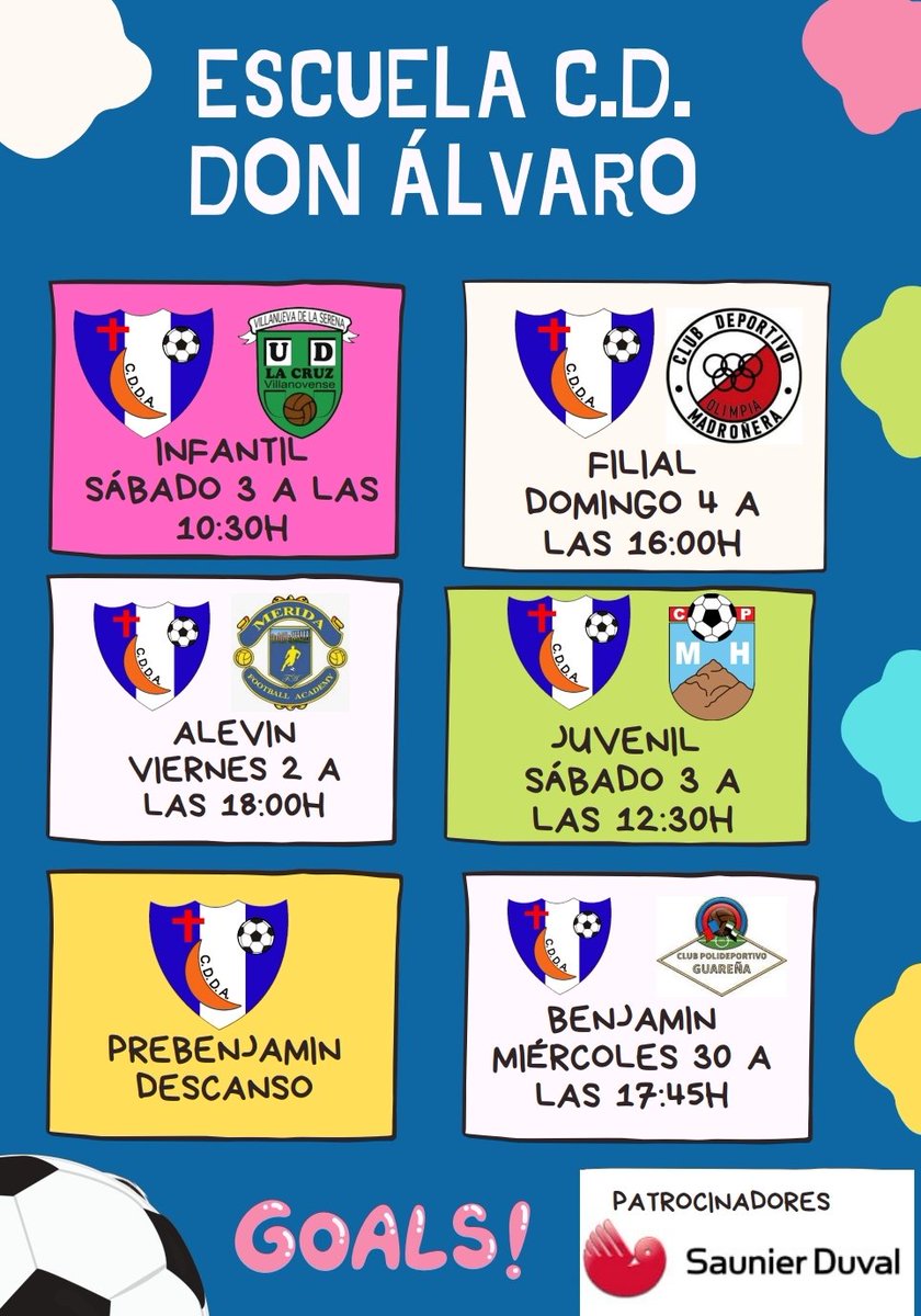 CanteraCDDA's tweet photo. Partidos de la semana de nuestra escuela de fútbol. Seguimos disfrutando de este maravilloso deporte. https://t.co/lmEaYOItlJ