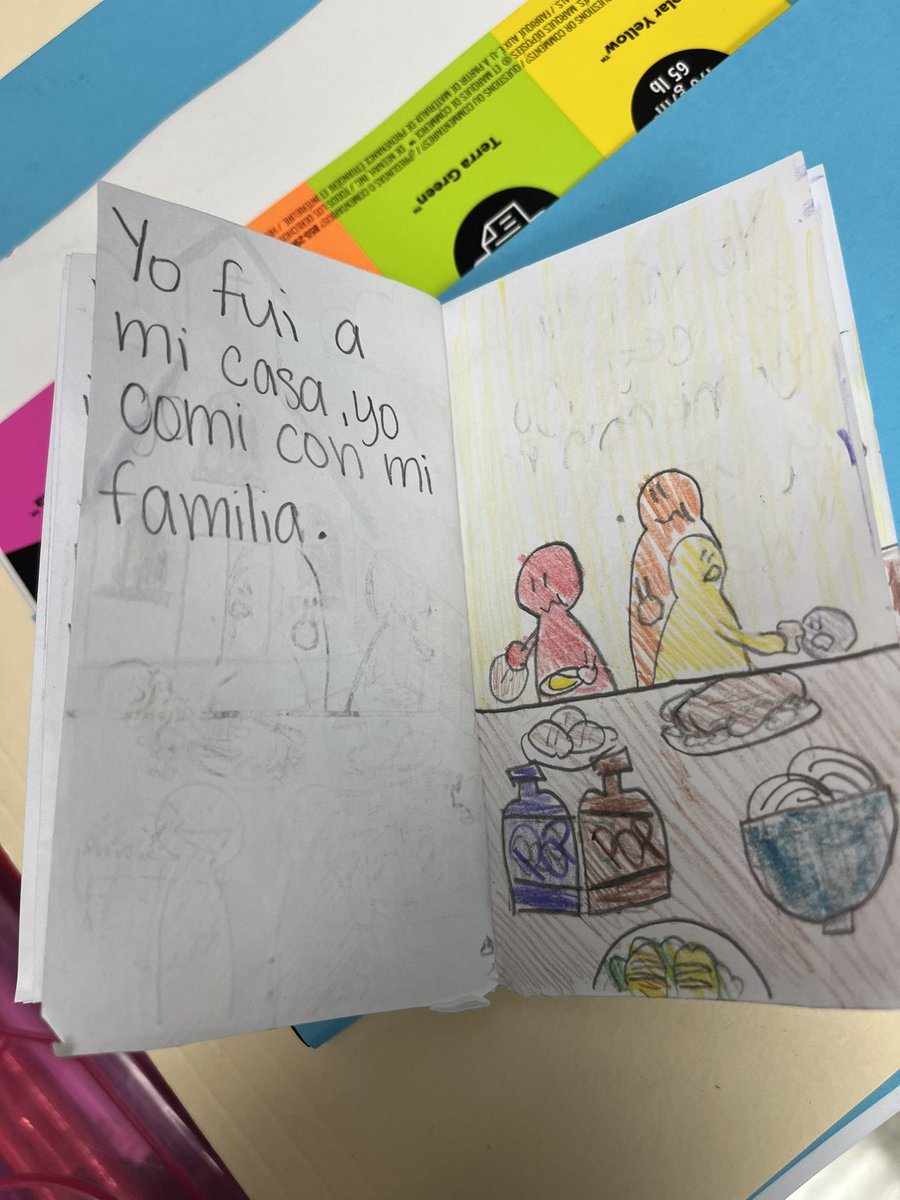 ceciliamewa's tweet photo. Free response from Spanish 2 Ss wrote a mini story about their Thanksgiving break in the target language #writingskills #organization #embeddedgrammar @GISDWorldLang @BusseyAVID @Bussey_Owlets @Bussey8thGrade https://t.co/370QWqwV61