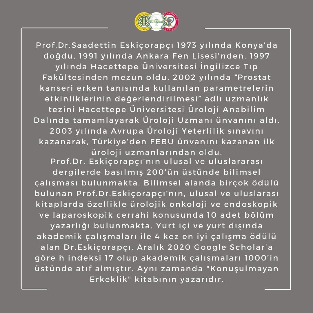 Movember dönemi dolayısıyla erkek hastalıklarına ve sağlığına dikkat çekeceğimiz etkinliğimize hepinizi bekliyoruz. Prof.Dr.Saadettin Eskiçorapçı 5 soru seçip 5 kişiye “Konuşulmayan Erkeklik” kitabını hediye edecektir. Linke sorularınızı ekleyebilirsiniz. forms.gle/dRvGkA2W43Xzi9…