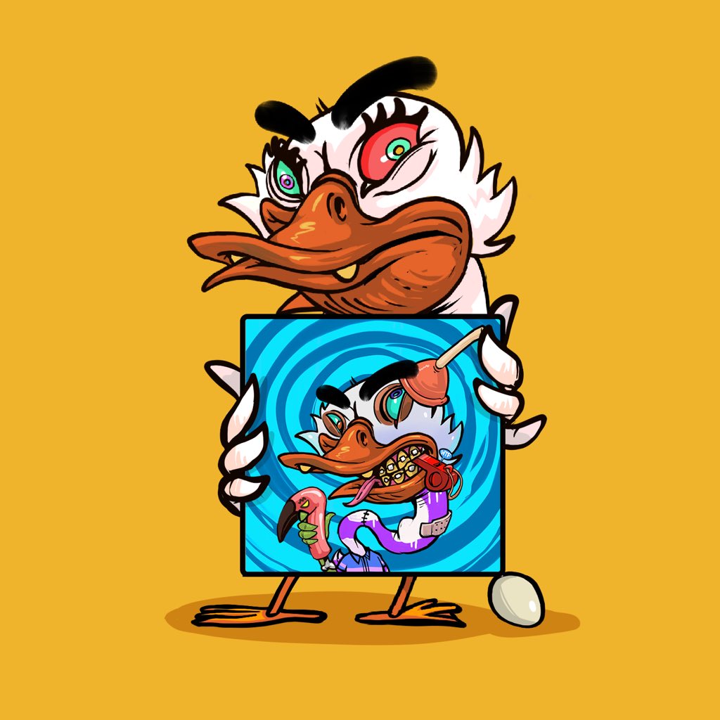 Today’s special suprise in the mystery eggs 😱 One lucky winner will win an Uglyduck NFT from cracking eggs!🐣

50k tokens to one lucky duck🦆
1️⃣Like &amp; retweet
2️⃣Tag three friends
3️⃣Comment Eth address

#uglyduckwtf #duckarmy #NFTartwork #NFTCommunity #NFTs #NFTProject
