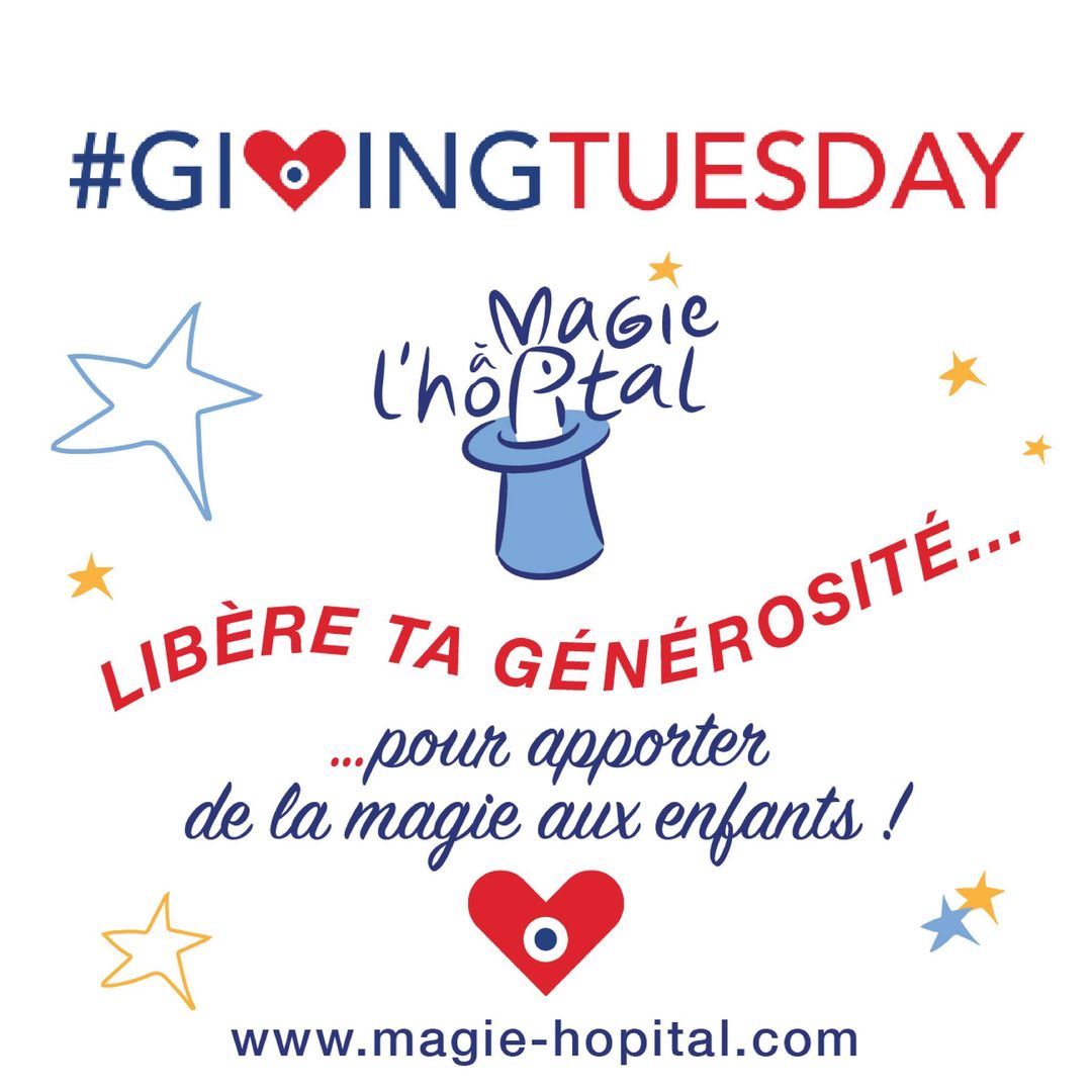 Magie à l'hôpital (@magiehopital) on Twitter photo La journée mondiale de la #Generosite ! 😀Apportez de la magie pour Noël aux enfants hospitalisés avec l'opération 10 000 cadeaux dans 250 hôpitaux pédiatriques. 1 cadeau = 5€ = 1 enfant parrainé
Pour faire un don : bit.ly/3Xul4Rh
<a href="/GivingTuesdayFr/">GivingTuesdayFrance</a> #GivingTuesday2022 La journée mondiale de la #Generosite ! 😀Apportez de la magie pour Noël aux enfants hospitalisés avec l'opération 10 000 cadeaux dans 250 hôpitaux pédiatriques. 1 cadeau = 5€ = 1 enfant parrainé
Pour faire un don : bit.ly/3Xul4Rh
<a href="/GivingTuesdayFr/">GivingTuesdayFrance</a> #GivingTuesday2022