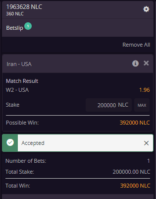 NoLimitCoin's tweet photo. Big FIFA World Cup game in a few hours. 200K $NLC to return 392K on Team USA at https://t.co/CXNvX9f0Gd #sportsbet #SportsGambling #fifabets https://t.co/Dwx4MmFskx