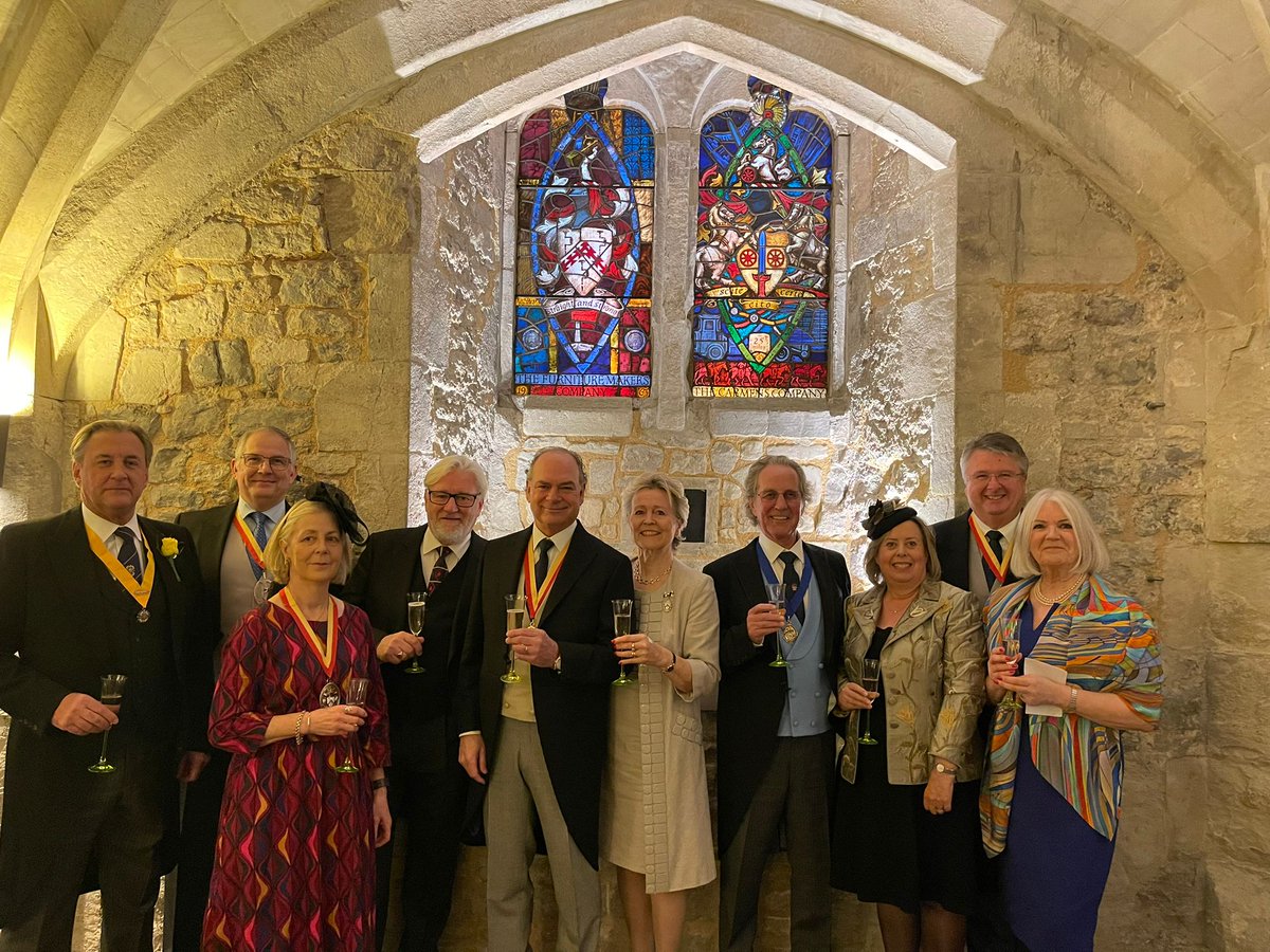 Our Master, Wardens, Clerk and some Past Masters were delighted to attend this year's Broad Street Ward Club annual civic lunch in celebration of the installation of the Lord Mayor, held in the Crypts at Guildhall, last week.