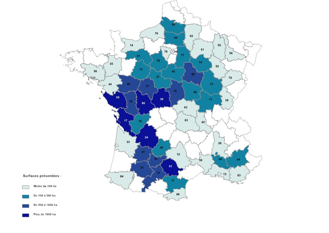 semae_officiel's tweet photo. #30DayMapChallenge 
La #Luzerne, une richesse en protéines inégalée!

19 000Ha en production de #semences pour répondre au regain d’intérêt pour cette légumineuse aux multiples avantages pour les 🐮🐑🐐🐴 et les🧑‍🌾#MoiJeSèmeMaprairie #ProtéinesVégétales
#OAF2022 https://t.co/DYOhaJbvRf