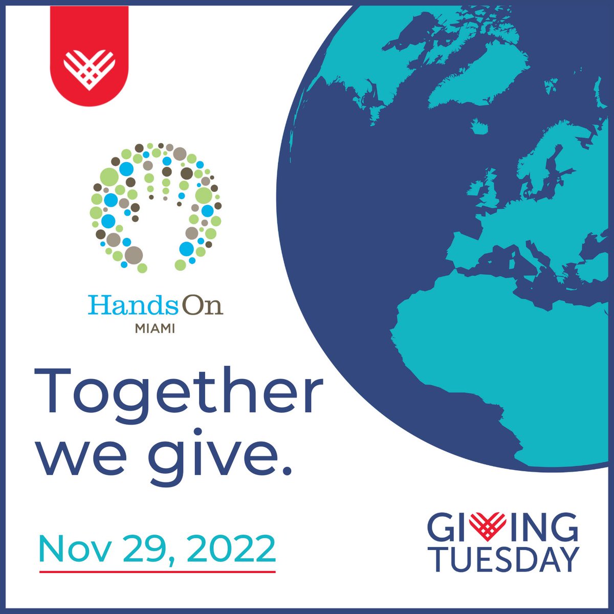 HandsOnMiami's tweet photo. Make a difference for our Miami community today by giving to HandsOn Miami this #GivingTuesday2022! DONATE: https://t.co/XXUuVgwk1y https://t.co/KVsmdJK4QM