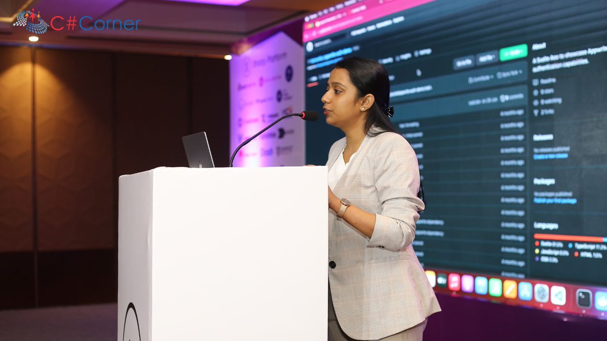 CsharpCorner's tweet image. Thank you @HaimantikaM for speaking at #CsharpCon22! We look forward to seeing you in #CSharpCon23.