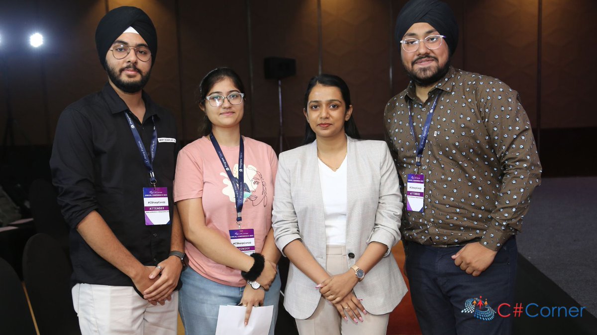 CsharpCorner's tweet image. Thank you @HaimantikaM for speaking at #CsharpCon22! We look forward to seeing you in #CSharpCon23.
