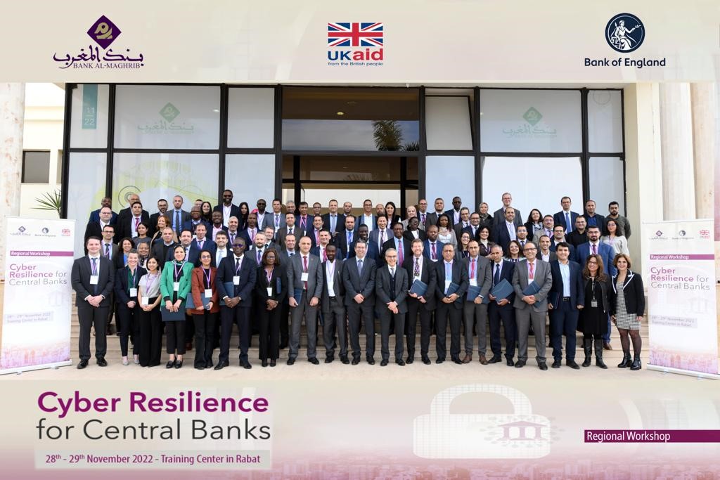 <a href="/BankAlMaghrib/">Bank Al-Maghrib</a> et <a href="/bankofengland/">Bank of England</a> ont organisé un workshop dédié à la cybersécurité les 28 et 29 novembre 2022 à Rabat. <a href="/UKinMorocco/">UK in Morocco</a> 
Communiqué ⬇
bit.ly/3Vz4myn
bit.ly/3iox5Yn
bit.ly/3OJ53CZ