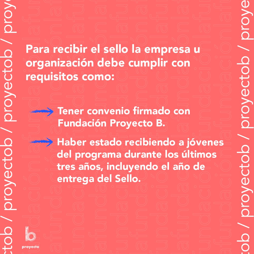 Fundación Proyecto B tweet media