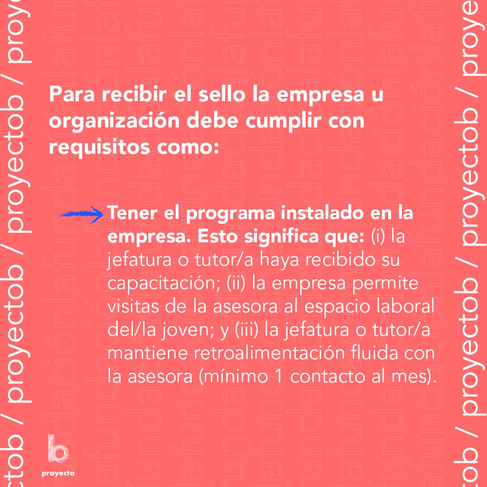 Fundación Proyecto B tweet media
