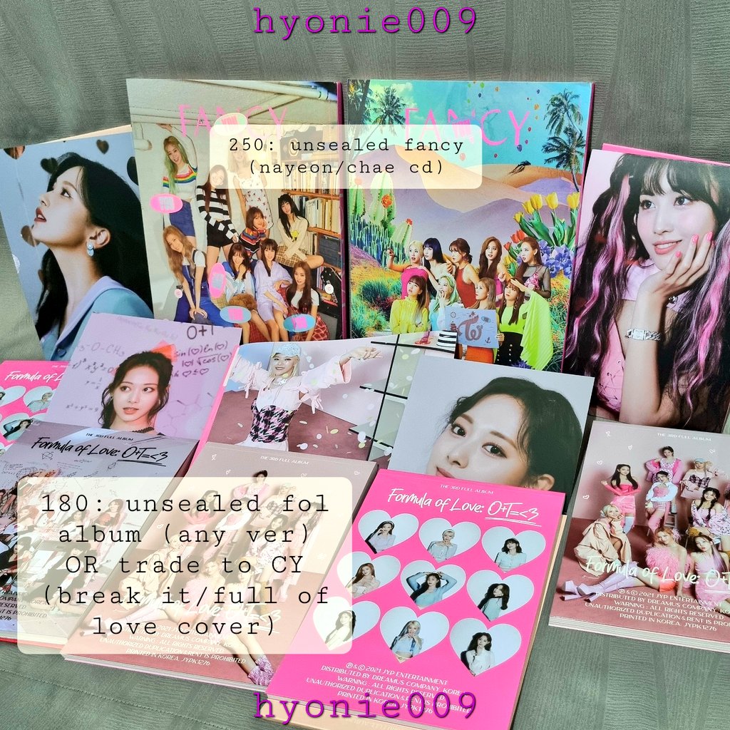 hyonie009's tweet photo. wts lfb ph || ONHAND #hyoniesells

TWICE Unsealed Albums
🌷 prices on pic
🌷 dop 1-week, prio payo
🌷 nolo complete inclu: 250

t. nayeon jeongyeon momo sana jihyo mina dahyun chaeyoung tzuyu saida michaeng fancy breakthrough tyoy feel special fs fol ttg pop balloon lv princess https://t.co/qjUUyzpb9M