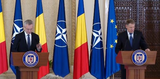 monitorulcj's tweet photo. #Romania vrea creșterea gradului de apărare pe Flancul Estic al @NATO. @KlausIohannis: E nevoie de planuri foarte concrete, în cazul unui atac să știm exact cine și ce trupe trimite https://t.co/HiGDD8l1mT https://t.co/sTiHu0RixC