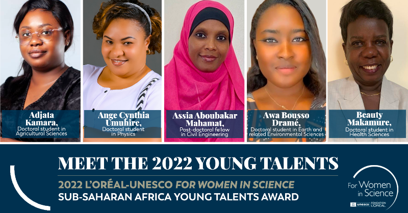 FondationLOreal's tweet photo. Meet 20 women who, along with their work, represent a beacon of hope and ambition for many young African girls, their countries and the world 🌍

We're proud to shine a light on the 2022 @FondationLOreal-@UNESCO Sub-Saharan Africa Young Talents Awards 👏 #ForWomenInScience