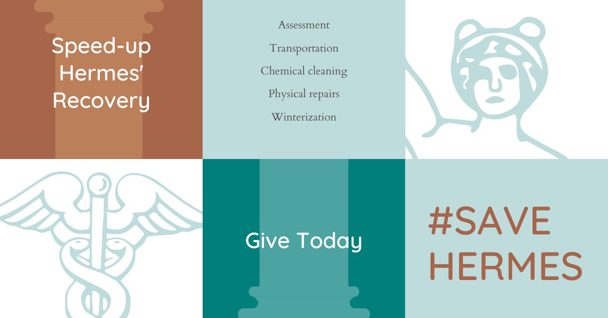 It's #GivingTuesday2022. Help save a Milwaukee icon. Donate to restore Hermes ➡️bit.ly/SaveHermes #SaveHermes