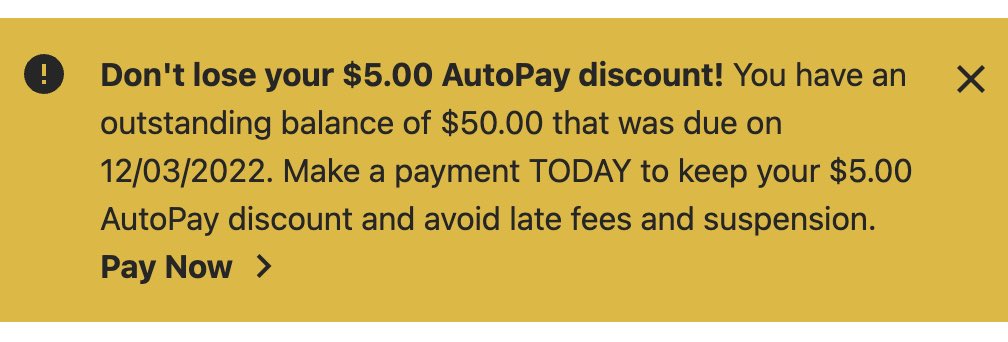 Leave it to <a href="/TMobile/">T-Mobile</a> to say you have a past due amount on your account on Nov 29 when the bill is due on Dec 3. And I’m on AutoPay.

How does any of this make sense? <a href="/TMobileHelp/">T-Mobile Help</a>