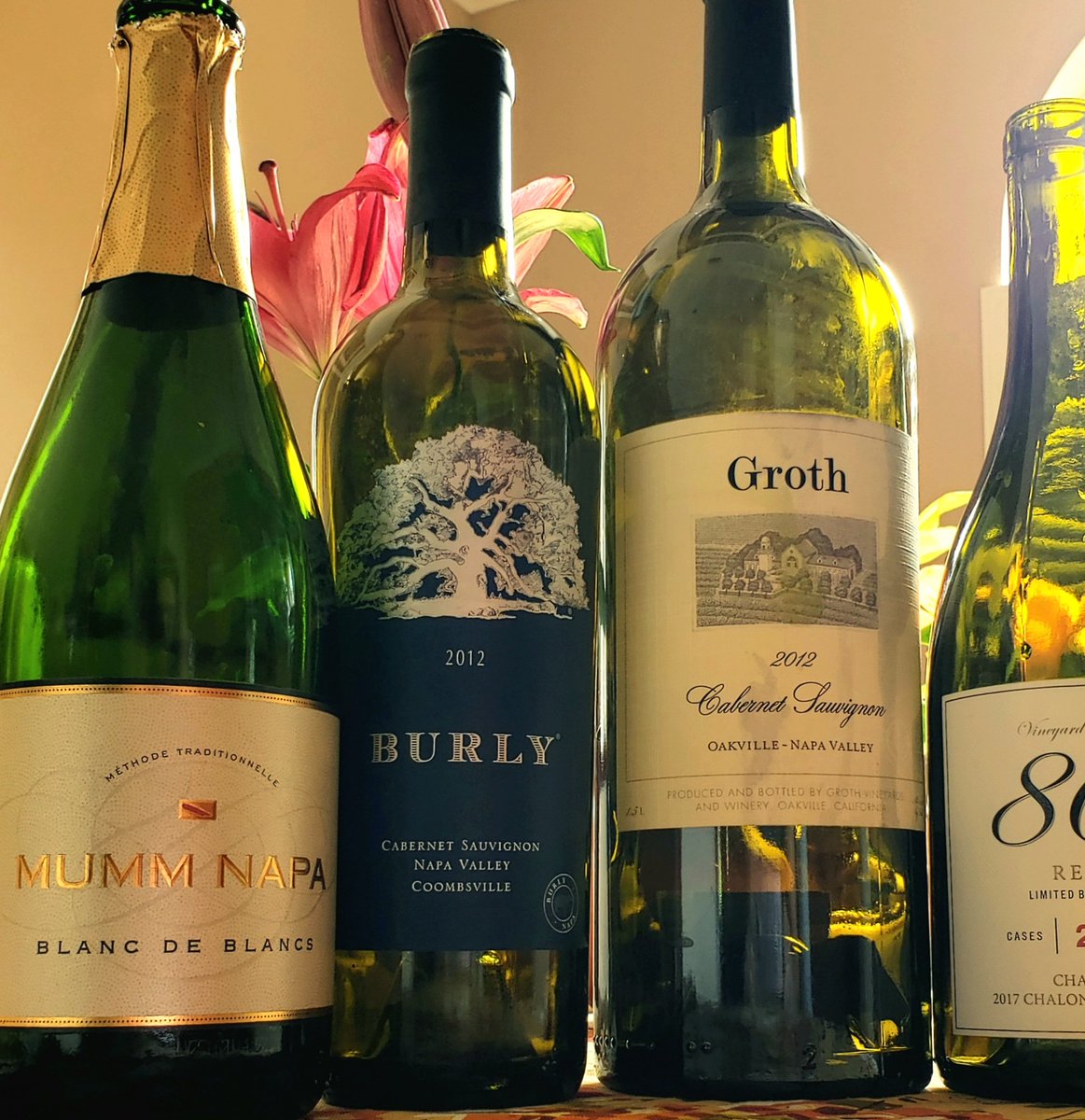 Mumm was a crowd-pleaser but Burly stole the show 😍 All California line-up enjoyed with prime rib on 🦃day #Sparkling #Chardonnay #Cabernet <a href="/ABCWineSpirits/">ABC Fine Wine & Spirits</a>