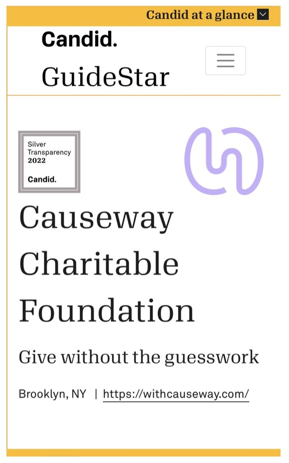 CausewayGiving's tweet photo. No better way to celebrate #GivingTuesday2022 than to share that we're officially Silver-certified for Transparency on @CandidDotOrg! 
https://t.co/QKyAWBMDAG https://t.co/BKdgEWTLVA