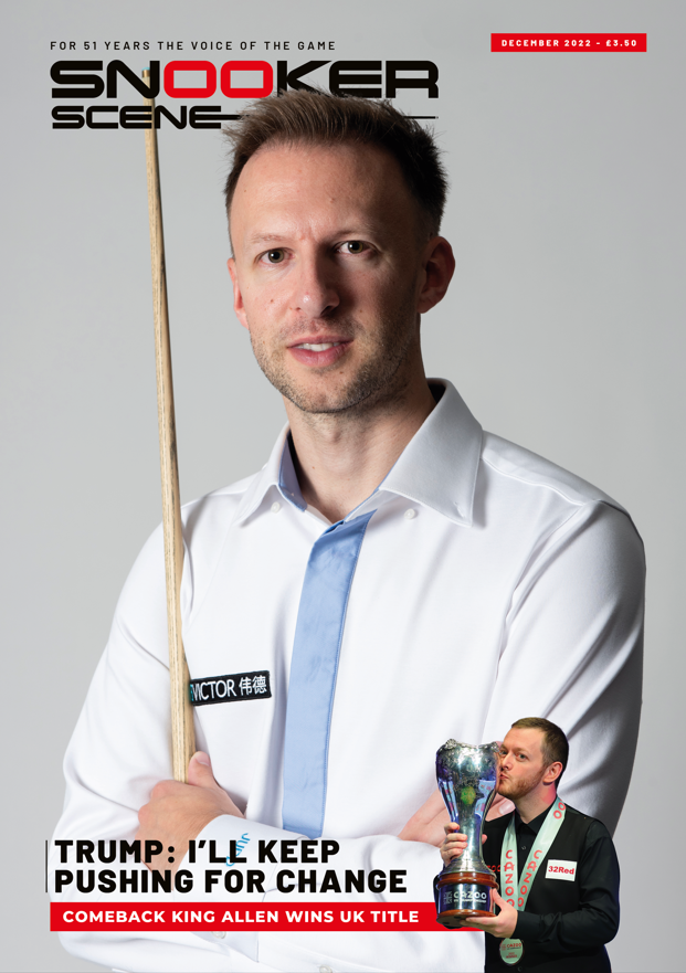 Nick_Metcalfe's tweet photo. I'm putting the finishing touches to the December issue of Snooker Scene and I can't wait for you to see it. There are a number of new features in the magazine, including a brilliant wide ranging interview with one of the sport's genuine superstars, Judd Trump.
#SnookerScene https://t.co/86nBJazESz