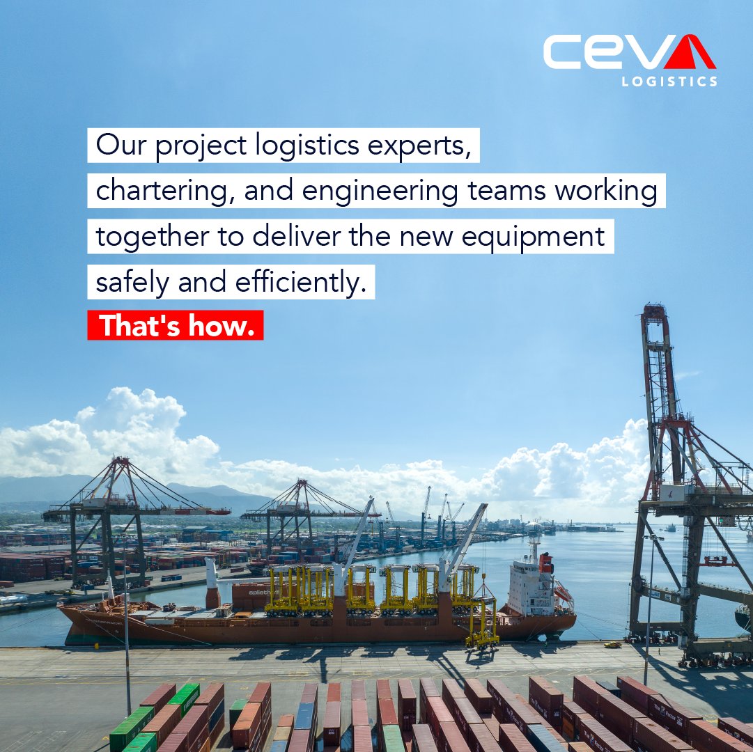 cevalogistics's tweet photo. Our project logistics experts, chartering and engineering teams, worked together to safely and successfully transport the new loading equipment from Poland to Jamaica. That's how.
https://t.co/RbvdNVbD3P
#CEVALogistics #WowHow #BehindtheWow #ProjectLogistics https://t.co/62eiE0wjy9