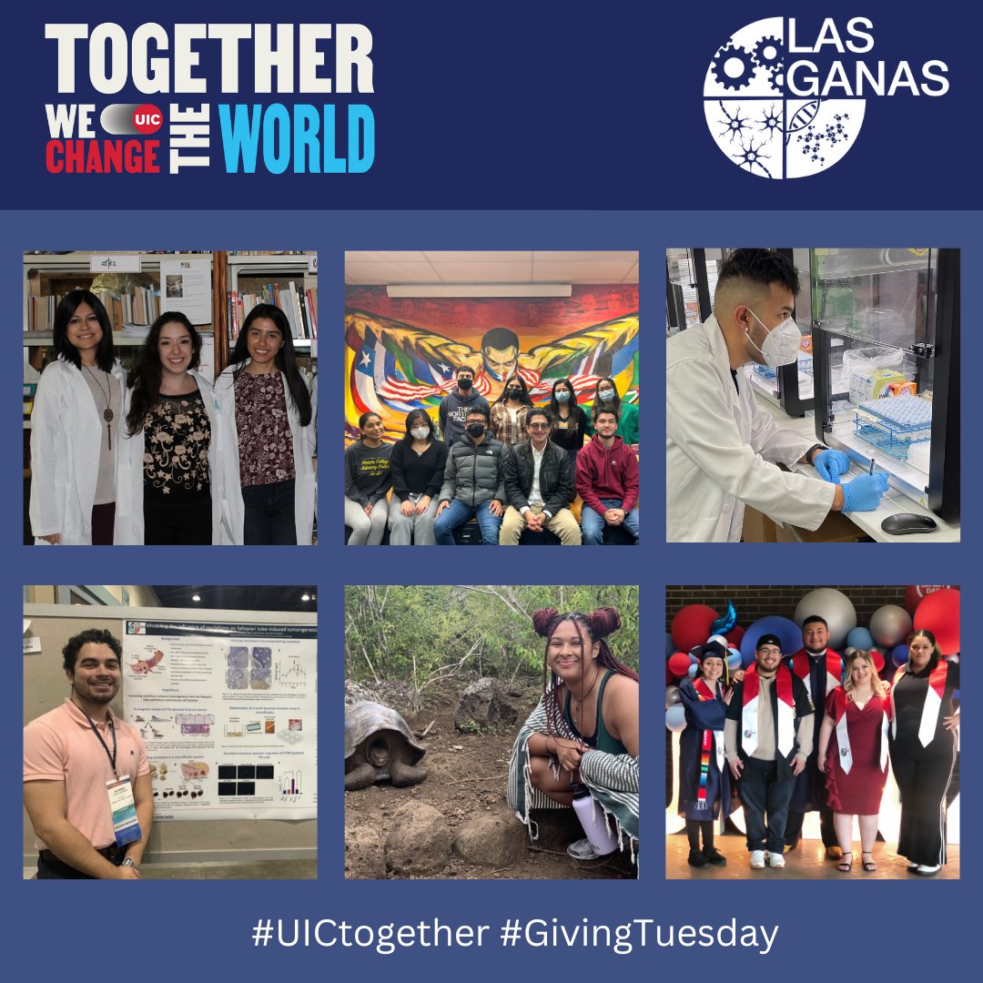 Donate to L@s GANAS Today! Help Latinx students in STEM! #UICTogether #GivingTuesday 
go.uic.edu/GivingTuesday_…