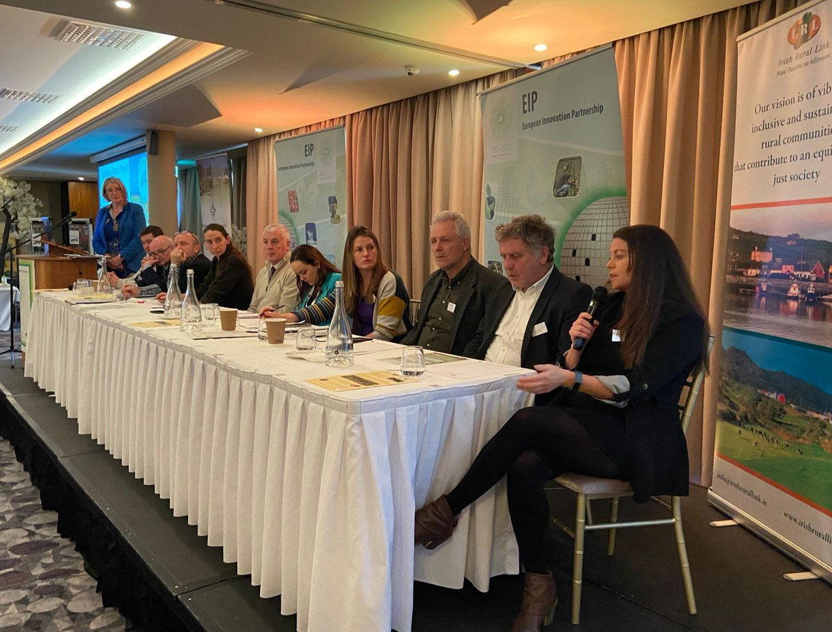 Congrats to our very own Ragna Gruendler who have a great input on the work of Inagh EIP farmers at the National EIP-AGRI Conference. 

A day of shared learning. 

Thank U 
<a href="/pippa_hackett/">Pippa Hackett</a> <a href="/agriculture_ie/">Dept of Agriculture, Food and the Marine</a>
<a href="/DrShaneConway/">Shane Conway</a> 
<a href="/MauraFarrelNUIG/">Dr Maura Farrell</a>
@ruralnetwork <a href="/EIPAGRI_SP/">EIP-AGRI Support Facility</a>

#EIPAGRI22 #EIP