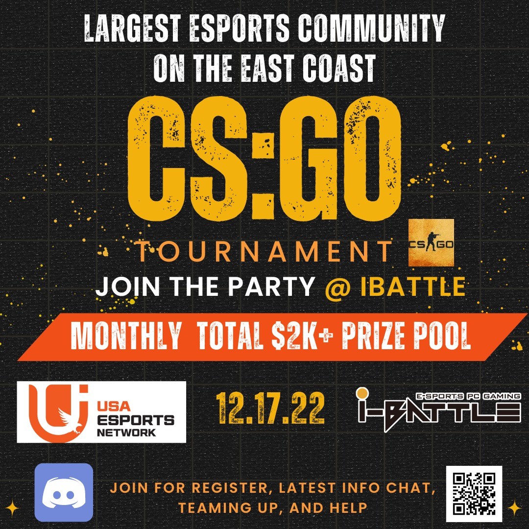 IBattle_eSports's tweet photo. Whats up I-Battle community! I-Battle will be hosting the upcoming CSGO tournament. $2,000+ prize pool!
For information, please visit our website or discord server: https://t.co/jWVvEw4Mwb and
https://t.co/SRau3F9NPL. https://t.co/hruiKeu9Bb