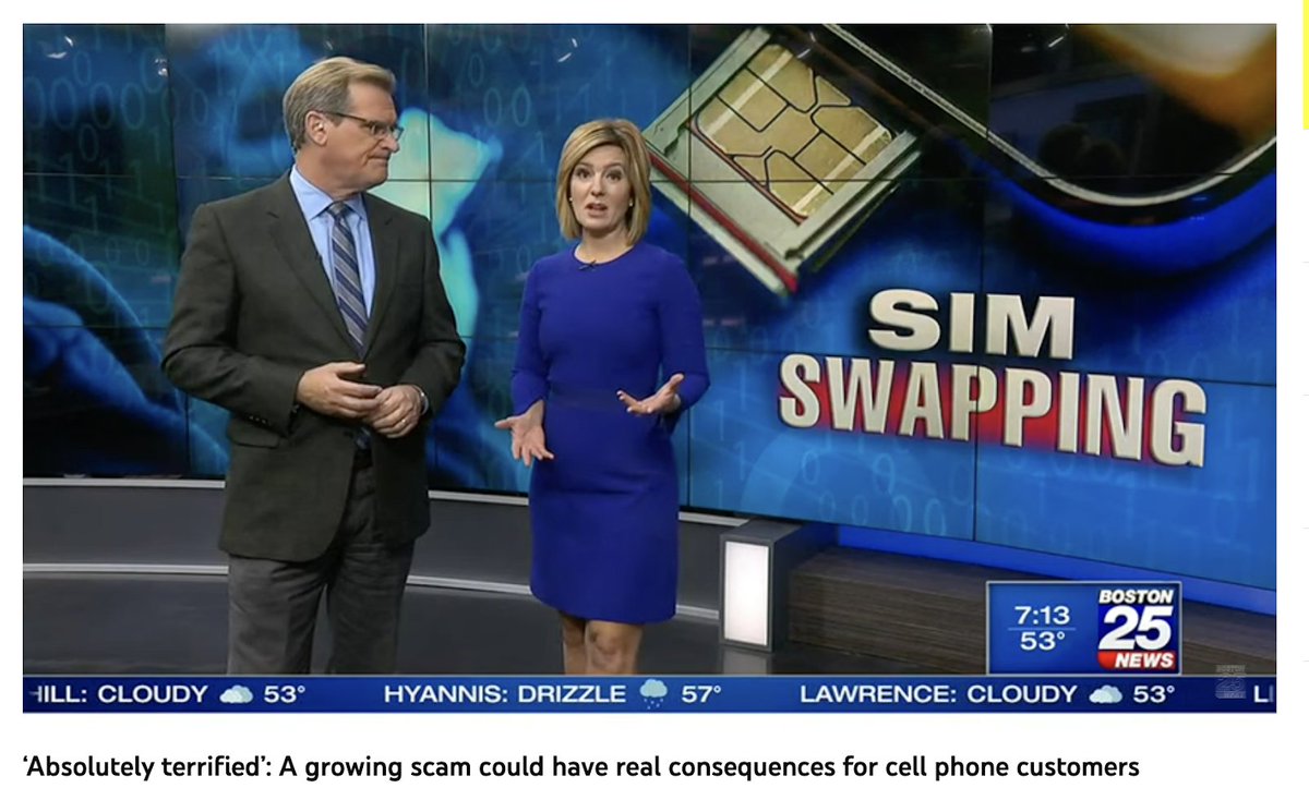 It's terribly sad to see how people can be impacted by #SIMSwap. 

A woman lost thousands of dollars after the #Scam and she remains "terrified" and "emotionally drained". Watch her story now: youtube.com/watch?v=pk0AqF…