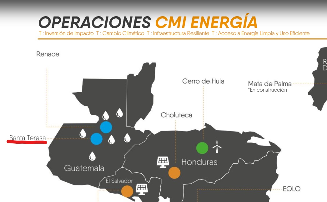 Factor4_GT's tweet photo. #Factor4TeExplica | La hidroeléctrica Santa Teresa pertenece a la Corporación Multi Inversiones @CMICorporacion. https://t.co/72cMyUox6H