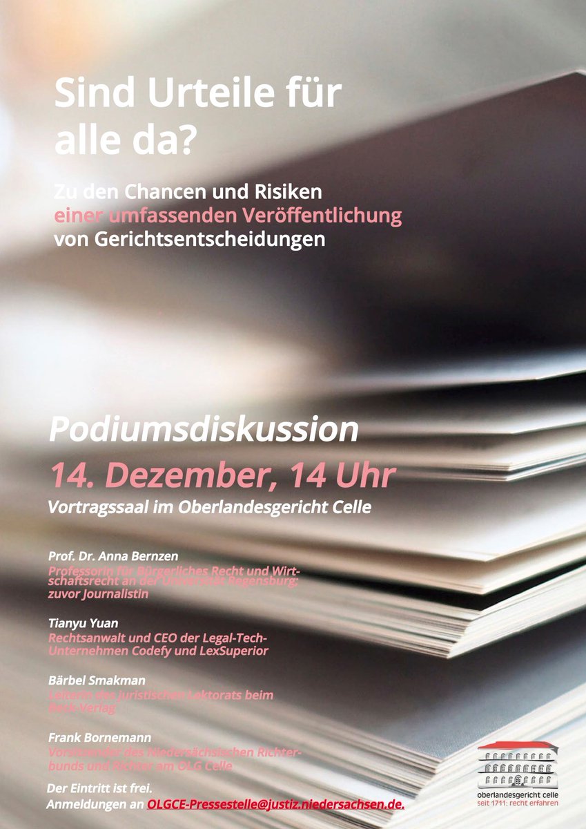 Oberlandesgericht Celle tweet media