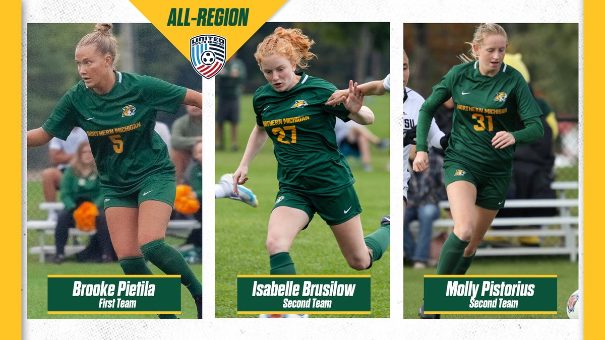 Three Wildcats Named to United Soccer Coaches All-Region Teams.

Story ➡️ bit.ly/3XIsa4Q

#NMUwildcats #ShareNMU