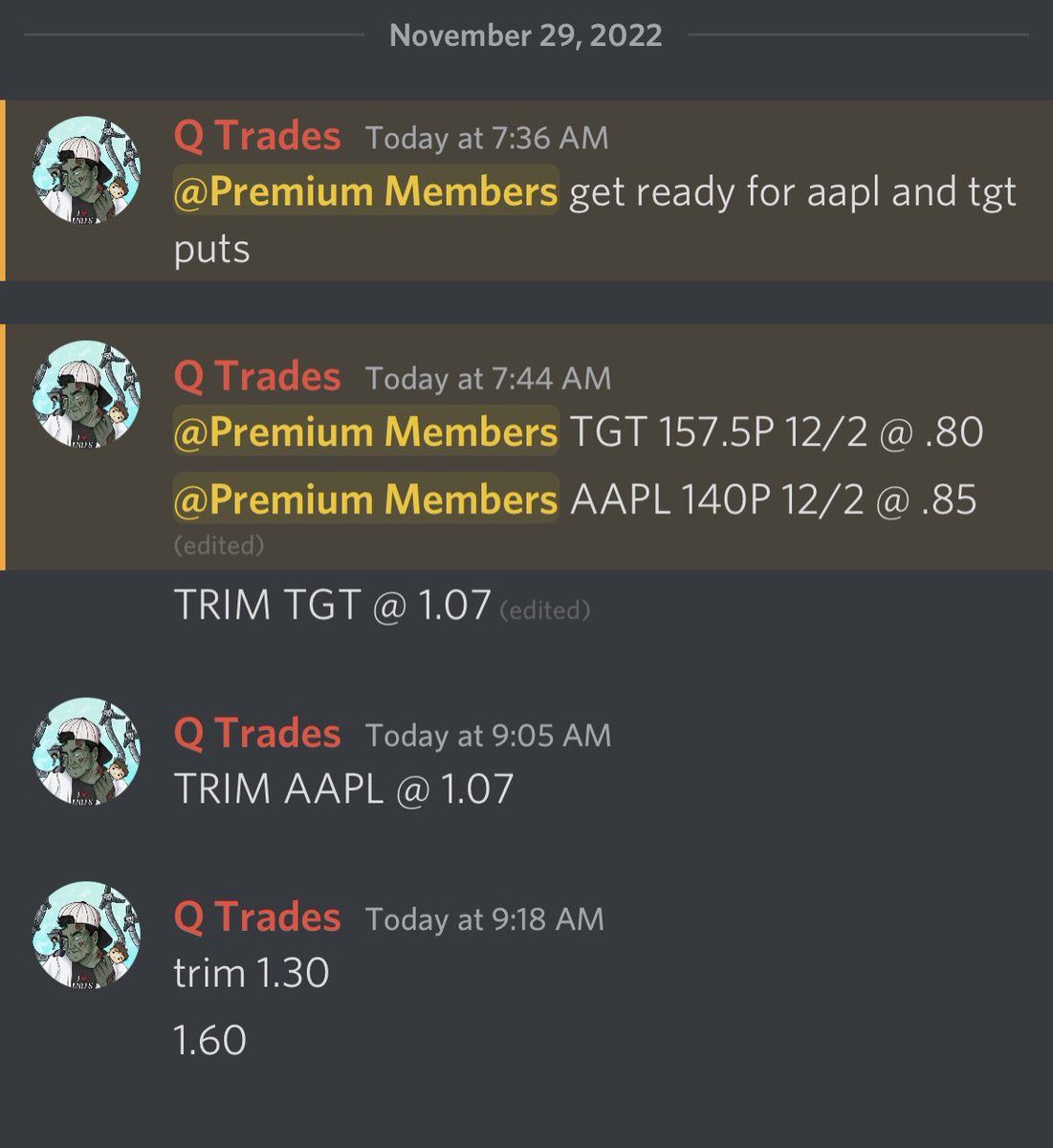 Puts were the play this morning! 

Supports were broken on $TGT and $AAPL 🐻📉

#StockMarket #optiontrading #beargang