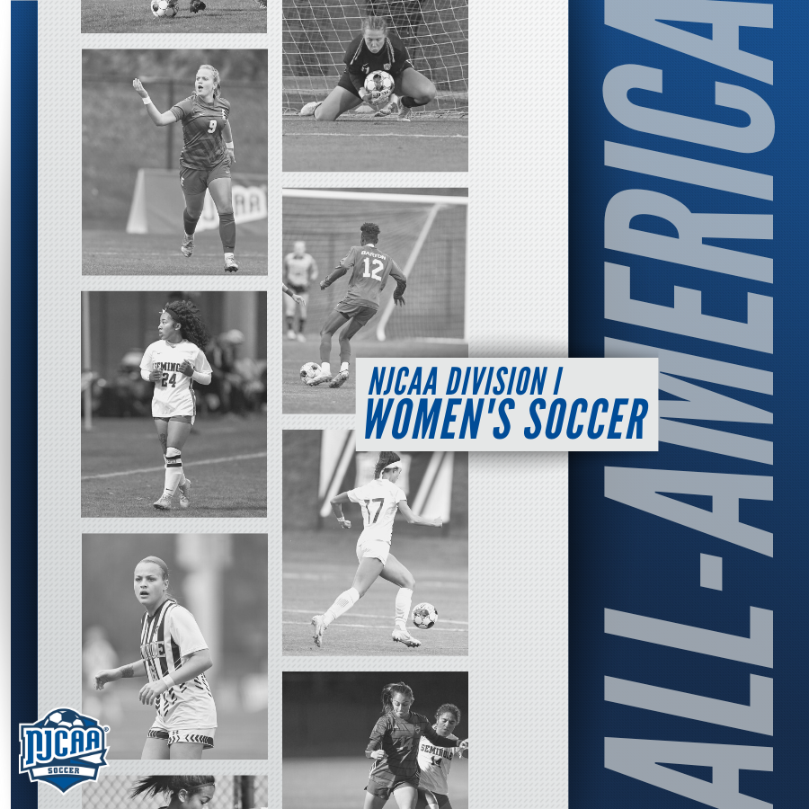 NJCAA_Soccer's tweet photo. The DI Women's #NJCAASoccer All-America team has officially been announced! 💫

Congratulations to the 3⃣3⃣ athletes selected for this honor! 

Full list HERE: https://t.co/OKxXdKElP7 https://t.co/pcBpP6Xp09
