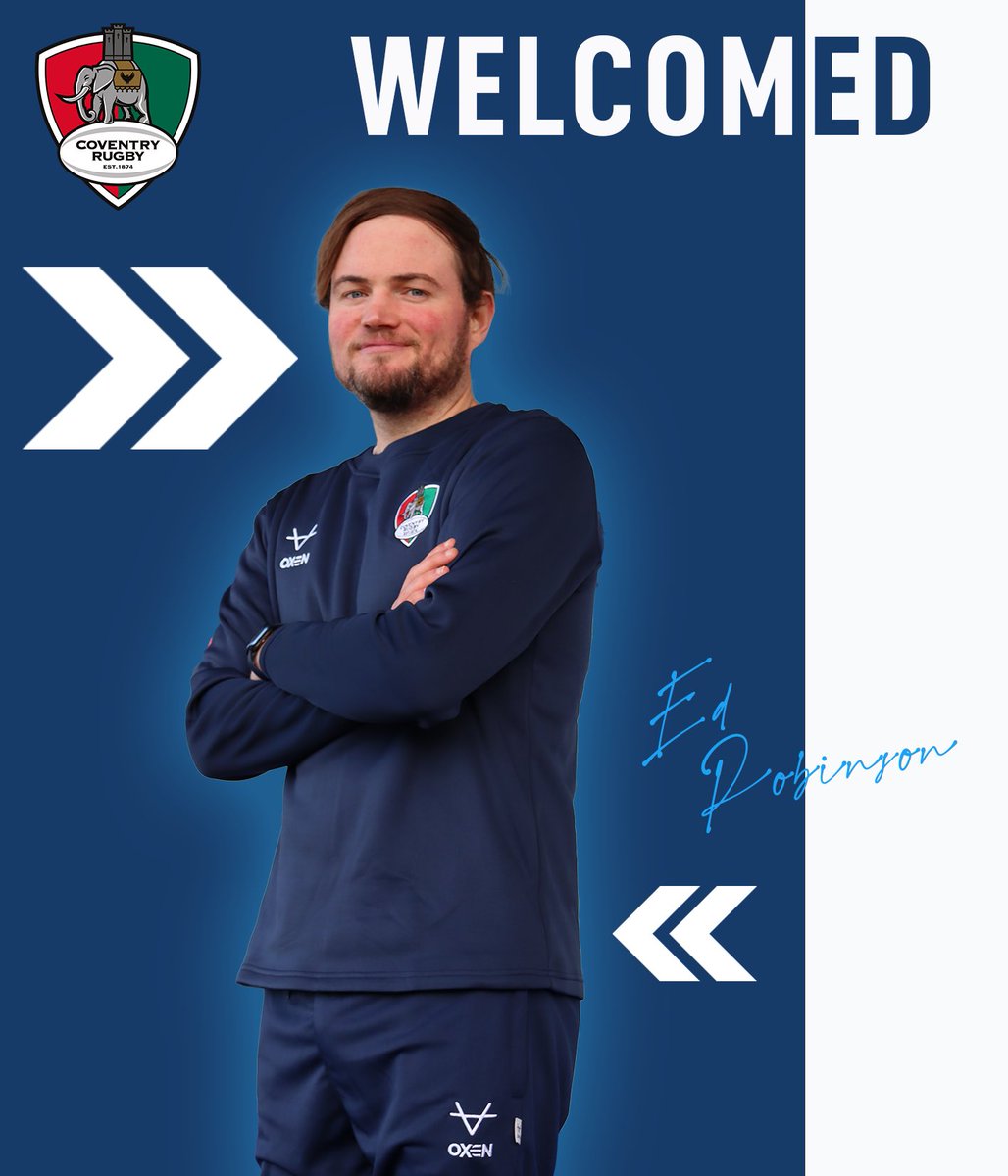 𝗪𝗲𝗹𝗰𝗼𝗺𝗲 𝗘𝗱!👋

Coventry Rugby is thrilled to announce the appoint of former England coach, Ed Robinson!

Read more🔗 bit.ly/3Fdom40
#𝘄𝗲𝗹𝗰𝗼𝗺𝗘𝗗