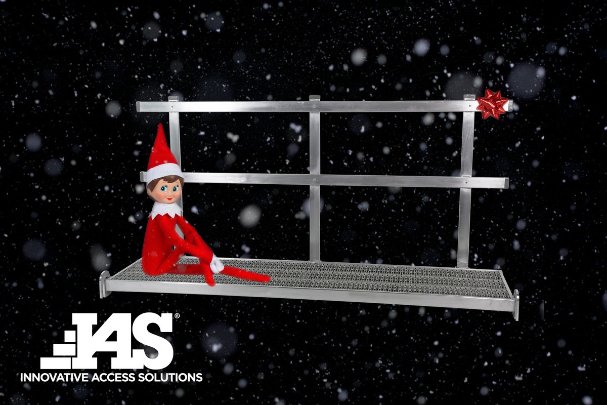 IAScustom's tweet image. Keep your elves safe this year with products from IAS. We offer platforms, rail systems, ladders, and custom options to meet your safety needs. Call today to keep your workshop running injury-free this holiday season. 800-388-6884 or visit our website at ow.ly/HX4F50LPZNP