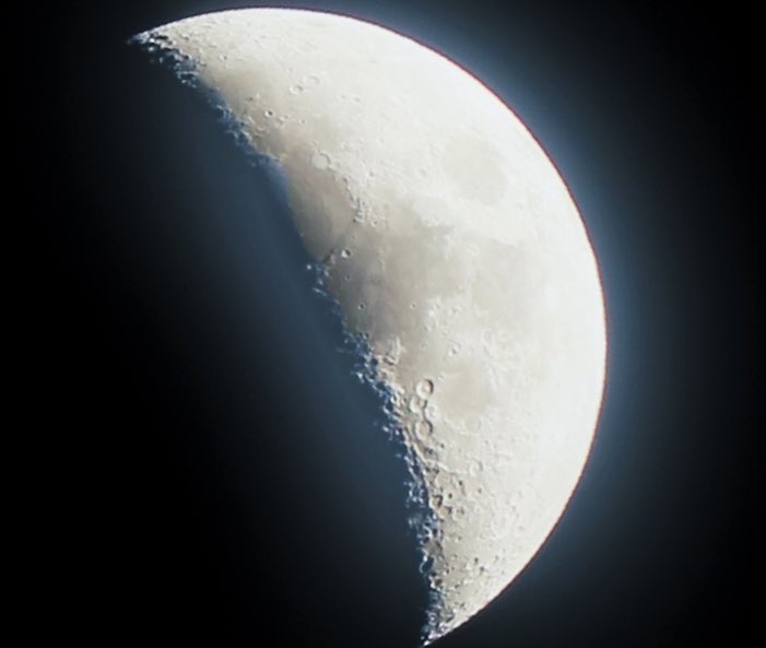 the moon today 🌙