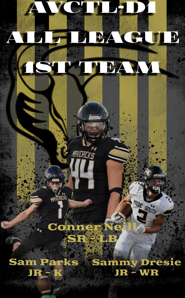 Congrats to our 1st Team all AVCTL Div 1 selectees! <a href="/ConnerNeill2/">Conner Neill</a> <a href="/SDresie/">Sammy Dresie</a> <a href="/SamParks11/">Sam Parks</a>