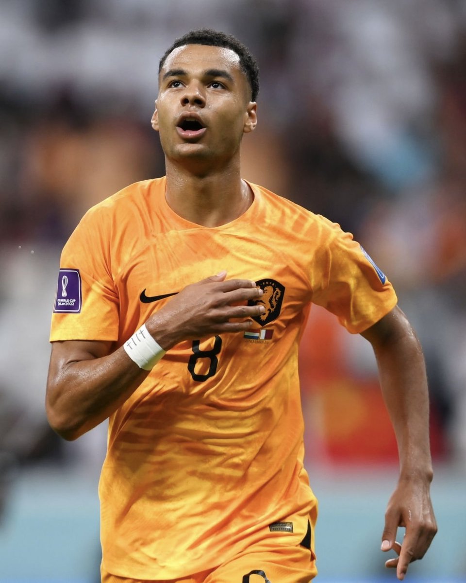 ⚽️⚽️⚽️ A goal in all three World Cup group matches.

🔥 Making history, Cody Gakpo!