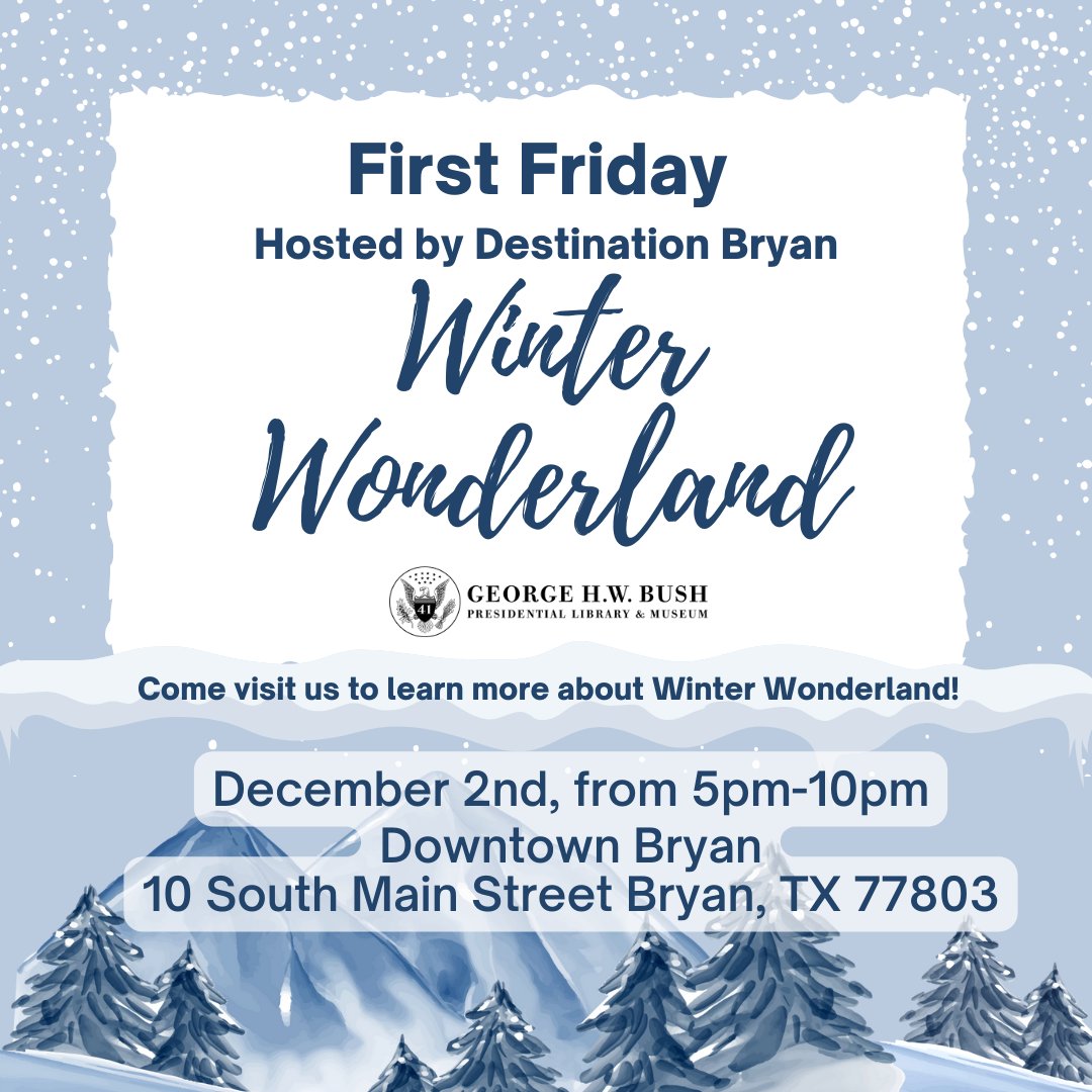 travisfields_'s tweet photo. This Friday we will be promoting our biggest holiday event, Winter Wonderland, at First Friday! We'll have trivia, prizes, and games for everyone to play. We hope to see you there! 😊 #WinterWonderland #FristFriday #holidays #trivia #prizes https://t.co/CokmKNoZpN