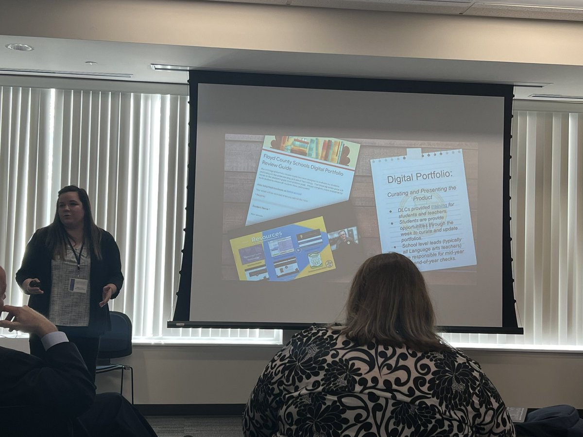 Wonderful to learn about <a href="/FloydCoSchools/">Floyd County Schools</a> digital portfolios from MY former student <a href="/Kelsey_tackett/">kelsey tackett</a>. #proudteachermoment #unitedwelearn #exhibitions